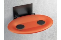 Scaunel de dus OVO-P II-ORANGE/negru